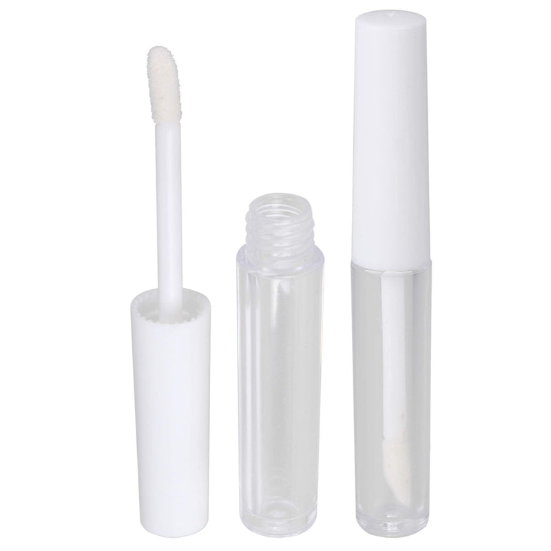 [Australia] - NICELEC 10PCS White 1.3ML Plastic Empty Lip Gloss Containers Tube for DIY 