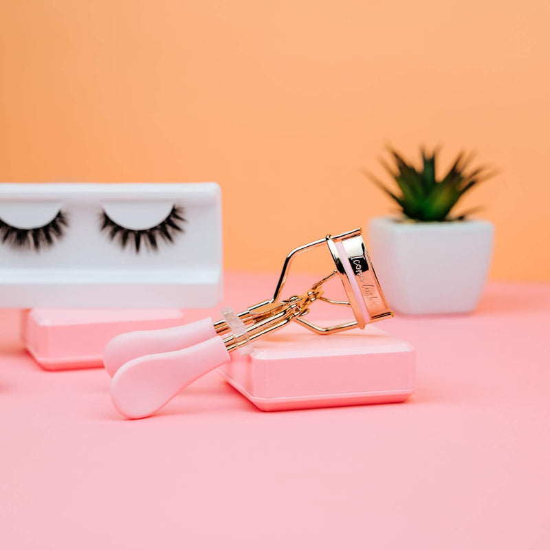 [Australia] - Eyelash Curler for Lush, Luxurious Lashes || 24K Gold Plated Stainless Steel with Silicone Pad & Ergonomic Silicone Cushioned Handles || Comes with Extra Silicone Pad, by Icona Lashes 