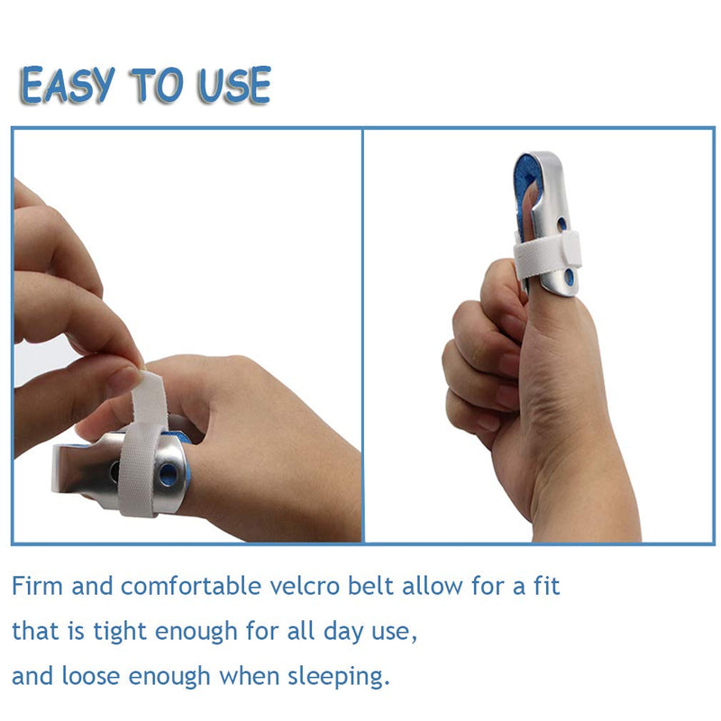 [Australia] - BRMDT Finger Splint Finger Brace For Thumb Pinky and Middle Finger, Reusable Finger Splints For Straightening, Stabilizer For Broken Finger, Relieve Arthritis Pain (Mixed) 3 Piece Assortment 
