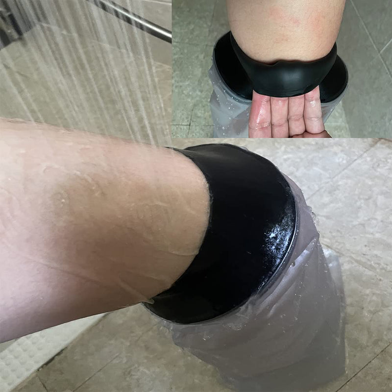 [Australia] - Waterproof Leg Cast Cover for Shower,Bath-Reusable Leg Waterproof Protector Keep Cast and Bandage Dry-Adult Half leg-66cm Adult Short Leg 