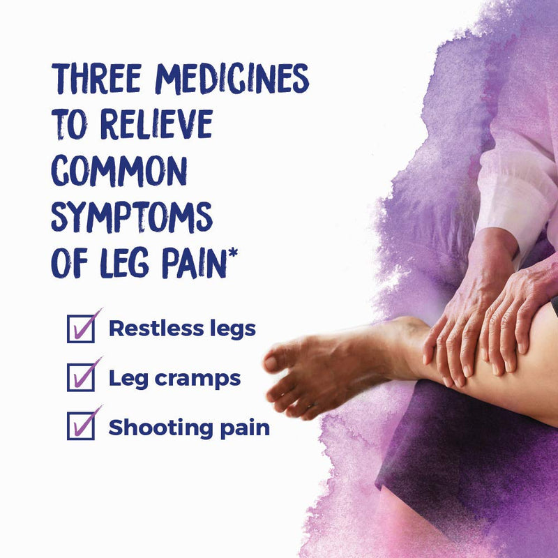 [Australia] - Boiron Leg Pain Relief for Relief from Restless Legs, Leg Cramps, and Shooting Pain - 3 Count (240 Pellets) 