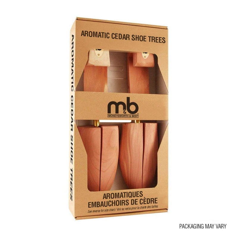 [Australia] - Moneysworth and Best Men's Shoe Trees with Hook Heel Small Red Cedar 