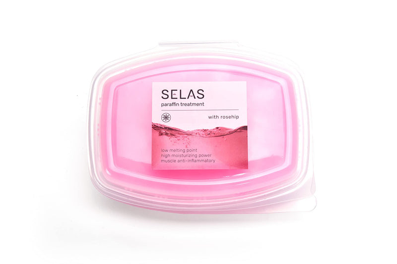 [Australia] - Rose hip paraffin 1.300 ml (980 g) Selas for therapeutic and aesthetic treatment of hands and feet. 