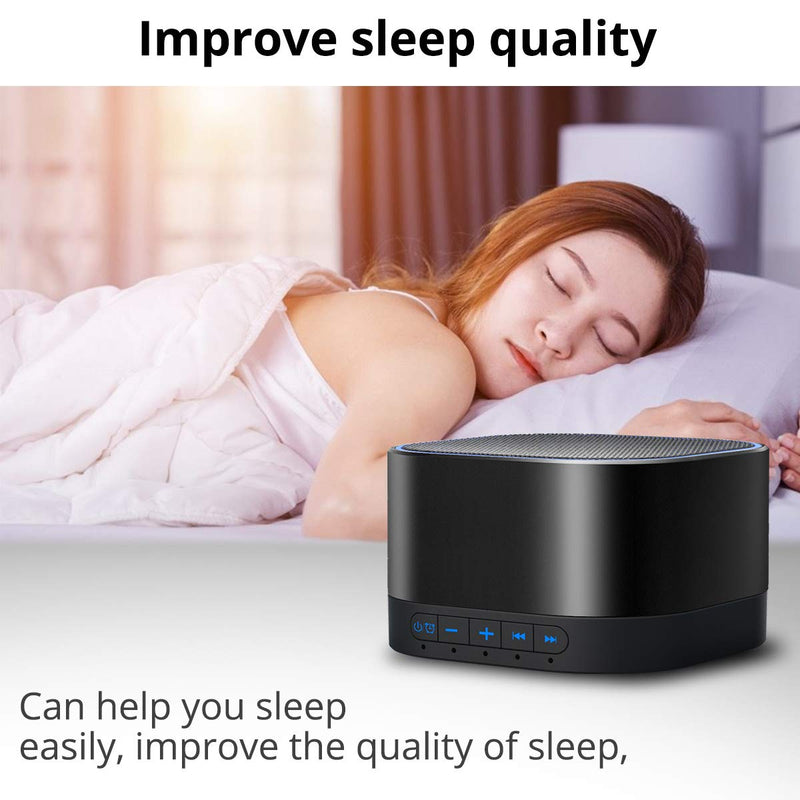 [Australia] - Magicteam Sound Machines White Noise Machine with 20 Non Looping Natural Soothing Sounds and Memory Function 32 Levels of Volume Powered by AC or USB and Sleep Sound Timer Therapy for Baby Kids Adults 