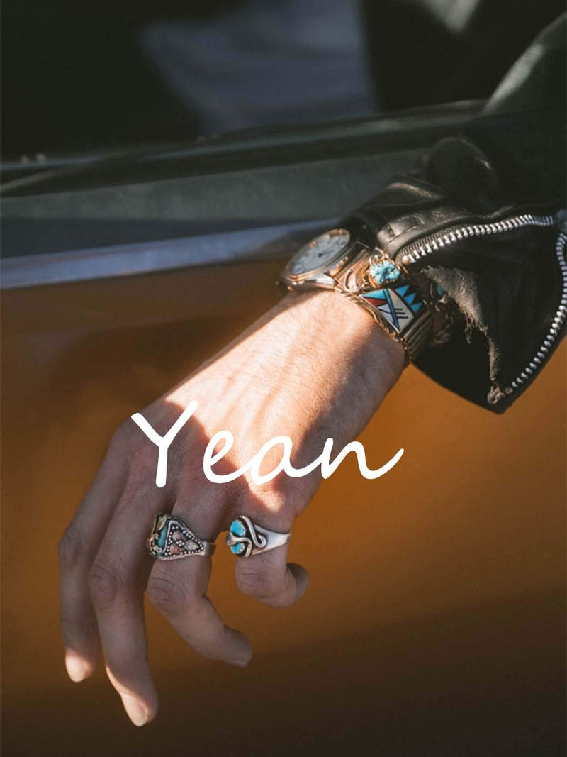 [Australia] - Yean Boho Ring Set Silver Statement Rings Joint Knuckle Ring Set Midi Stacking Rings for Women and Girls(Pack of 9) (Boho) 