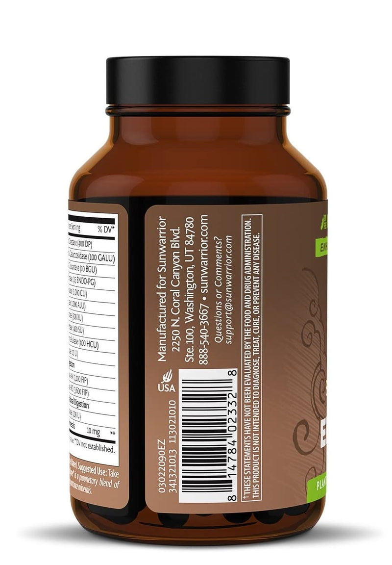[Australia] - Digestive Enzymes Probiotic | Plant Based & Vegan with Spore Based Probiotic Essential Supplements to Support Optimal Health for Men & Women Digestive Enzyme Supplements | Enzorb by Sunwarrior 