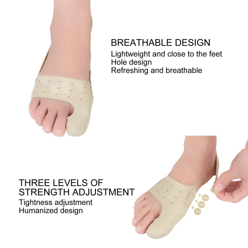 [Australia] - Bunion Corrector Sleeve, 3PCS Adjustable Bunion Pads Brace Cushions Toe Straightener with Gel Toe Separator Spacer Straightener and Spreader(L) L 