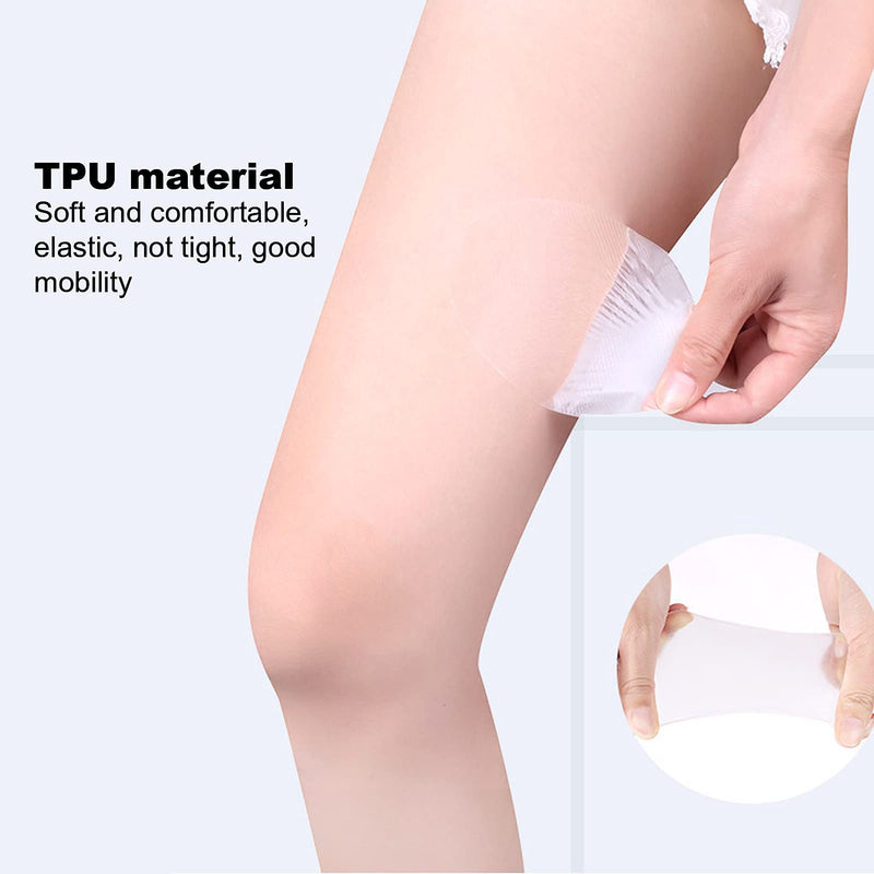 [Australia] - 10pcs Thigh Anti Friction Pads, Thigh Inner Anti Chafing Sticker Paste, Self Adhesive Disposable Ultra Thin Invisible Knee Calf Anti Chafe Pads 