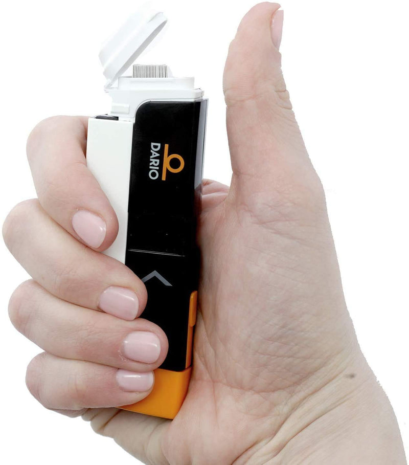 [Australia] - Dario 100 Blood Glucose No Coding Needed Test Strips Cartridge Set - Only for The Dario All-in-One Lancing Device and Meter Kit for Diabetes (100 Count) 100 Count (Pack of 1) 
