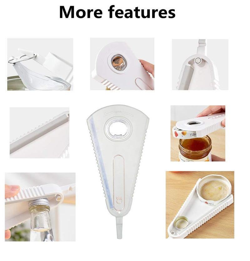 [Australia] - Jar Opener 2PCS Bottle Openers Can Openers Set Multi Function Jar Opener for Weak Hands Easy to Use for Arthritis Sufferers and Anyone with Low Strength 