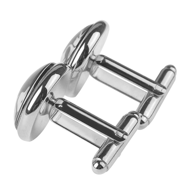 [Australia] - ZUNON Treble Cufflinks & Tie Clip Music Note Music Instrument Musician Arts Gift for Men Husband Fiancee Silver Cufflink Tieclip Set 