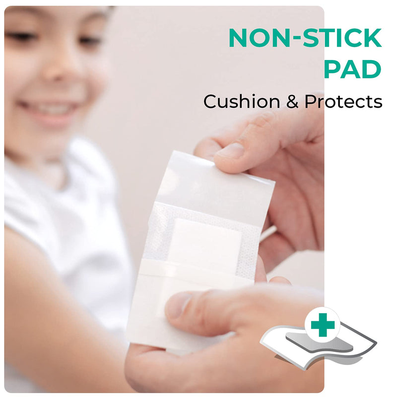 [Australia] - Medrull Soft Wound Dressing Ultra Pore Pack of 50 Sterile Plasters Adhesive Sensitive Wound Dressing Plaster 6x7 cm Pad 4x3 cm 