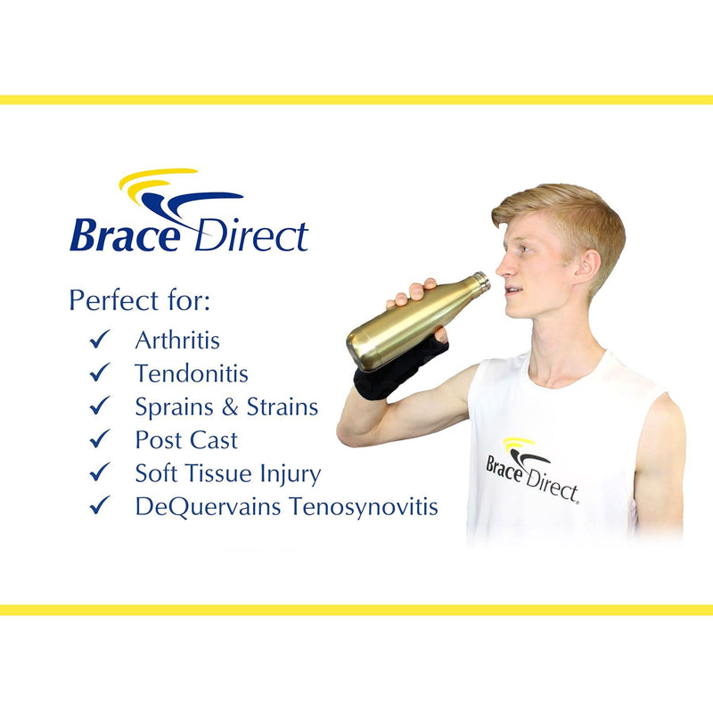 [Australia] - Universal Wrist and Thumb Stabilizer Splint, Spica and Medical Brace - Arthritis, Tendonitis, Gamekeepers, De Quervain's Tenosynovitis, Fracture Forearm Support Cast, Pain Relief by Brace Direct Right Wrist - Universal 