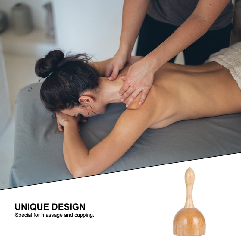 [Australia] - FOMIYES Wooden Handheld Massage Cup Wooden Swedish Cup Anti- Cellulite Lymphatic Drainage Massage Tool Maderotherapy Wood Therapy Trigger Point Release for Men Women 