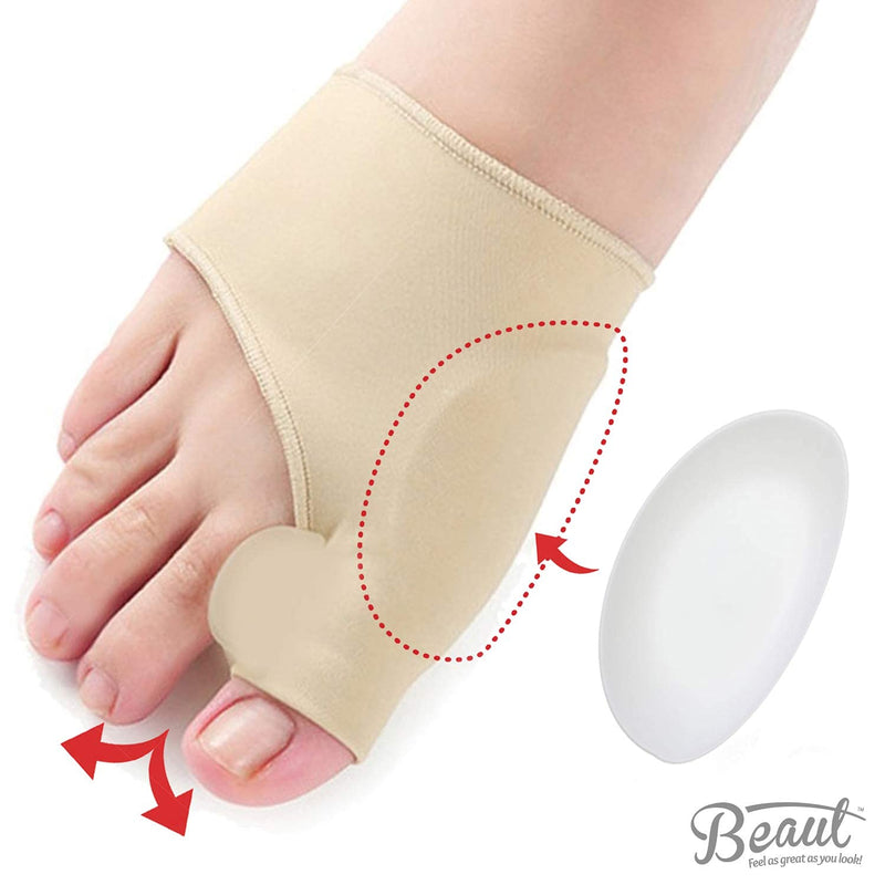 [Australia] - Bunion Corrector and Orthopedic Hallux Valgus Relief Splint Gel Bunion Pads Sleeves Brace – Toe Stretcher Bunion Guard for Men and Women Gel Toe Spacer, Toe Separator, Toe Spreader – Bunion Protector 