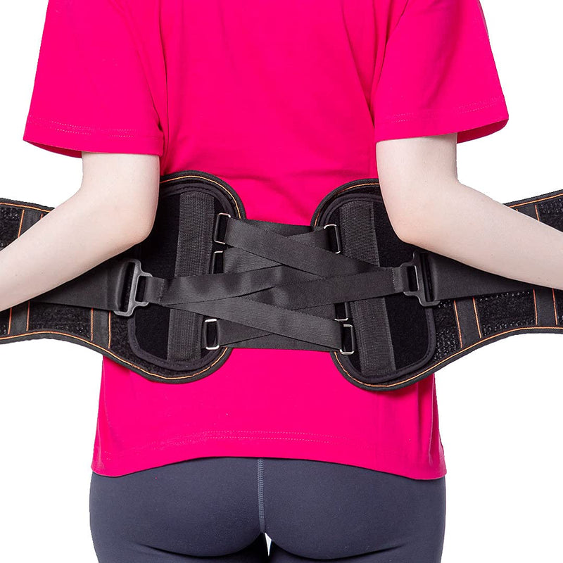 [Australia] - King of Kings Lower Back Brace Pain Relief with Pulley System - Lumbar Support Belt for Women and Men - Adjustable Waist Straps for Sciatica, Spinal Stenosis, Scoliosis or Herniated Disc - Medium Medium (Pack of 1) 