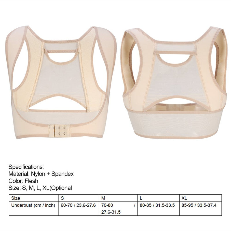 [Australia] - 4 Size Woman Posture Corrector for Adjustable Back Support Relieves Neck and Shoulder Pain, correction of student posture of the band(M) M 