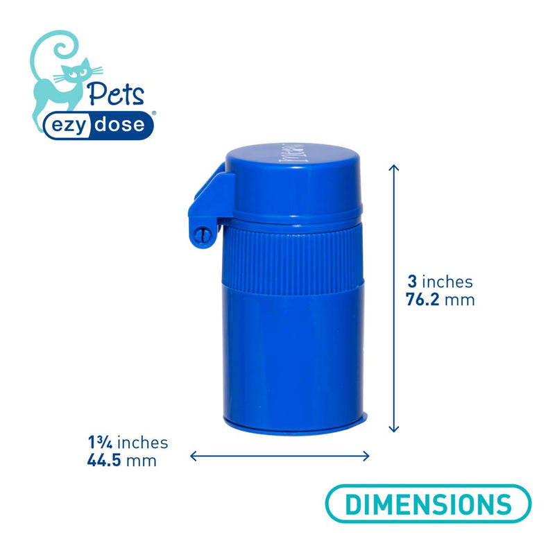 [Australia] - Ezy Dose Pet Pill Crusher and Cutter | Crushes Pills, Vitamins, Tablets for Cat | Great for Hiding Medication in Treats 