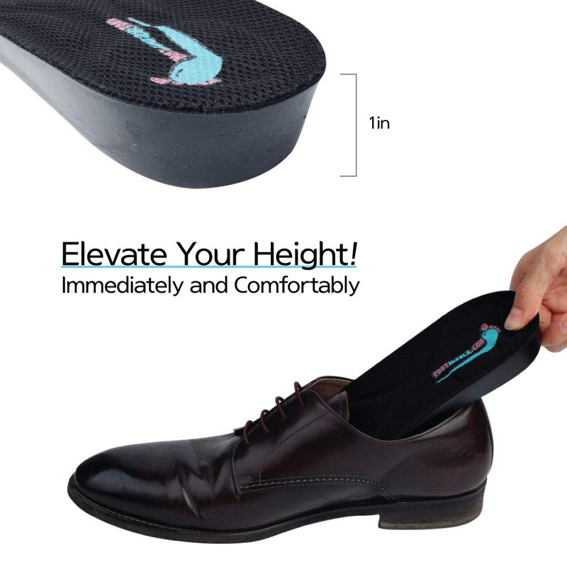[Australia] - 1 Inch Height Increase Insole – Shoe Lift Inserts (US Men's Size 7-11) 1" UP (US Men's 7-11) 