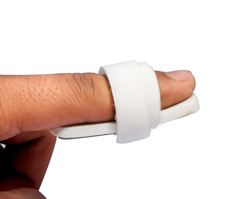 [Australia] - AYUSHYA HEALTH Finger Splint for Mallet Finger Deformity and Post-Surgical Care AND Finger Splint, Universal Size/ 1Pc Finger Splints Support Brace Mallet Splint for Broken fingers 