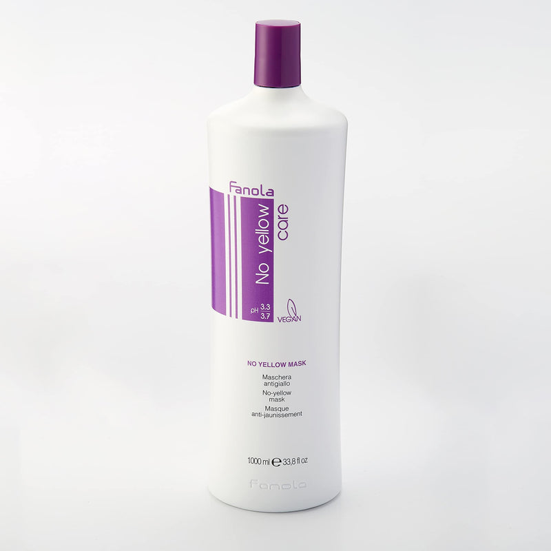 [Australia] - Fanola No Yellow - No-Yellow Mask, 1000 ml, Extra Violet Pigment 