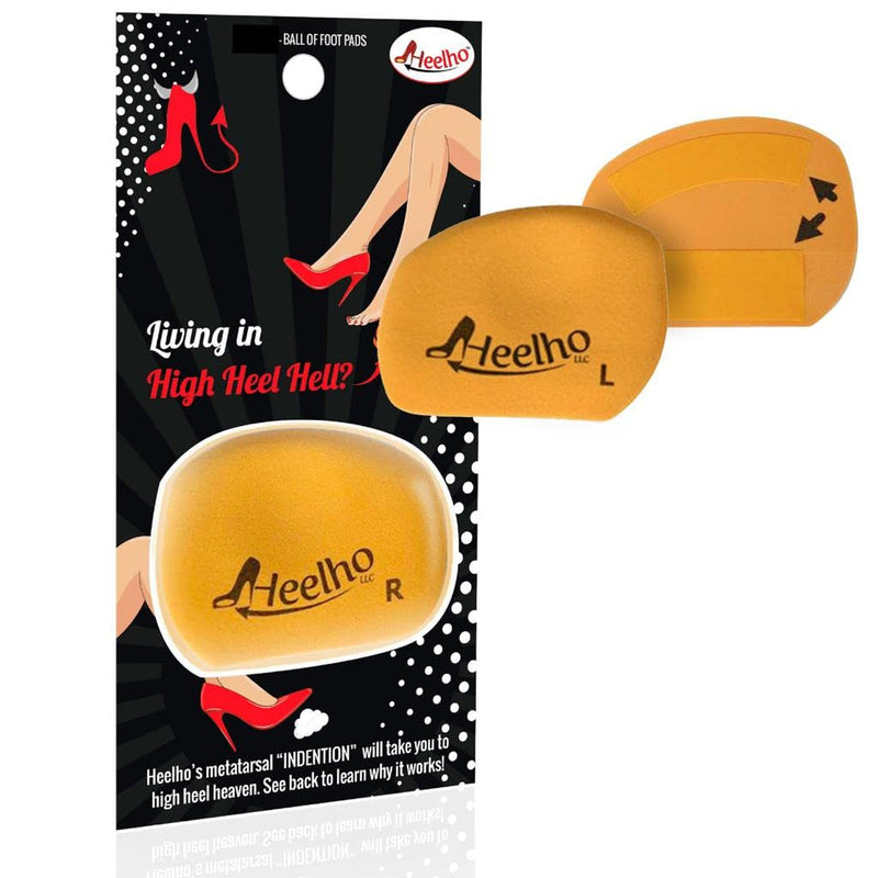 [Australia] - Heelho High Heel Inserts for Women - Metatarsal Pads for High Heels - Relieve High Heel Pain with The Adhesive Shoe Inserts for High Heels - Ball of Foot Cushions for Women Shoes (2 x High Heel Pads) Shoe Pads 