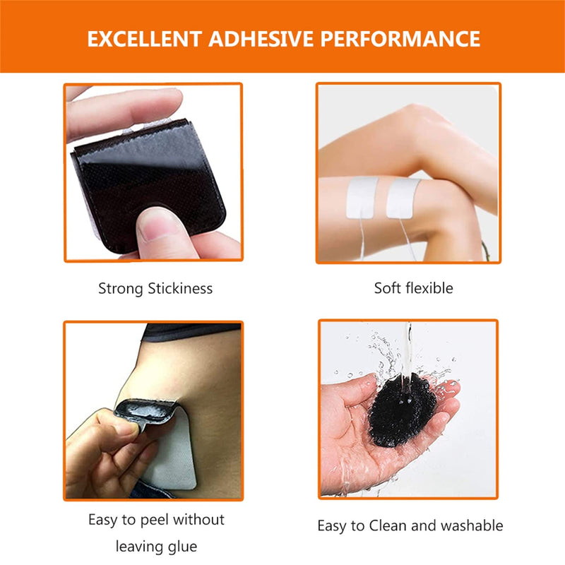 [Australia] - 10PCS TENS Unit Replacement Pads 2x4, Reusable TENS Electrode Pads with Upgraded Self-Stick Performance for Electrotherapy, Compatible with AUVON TENS, TENS 7000 