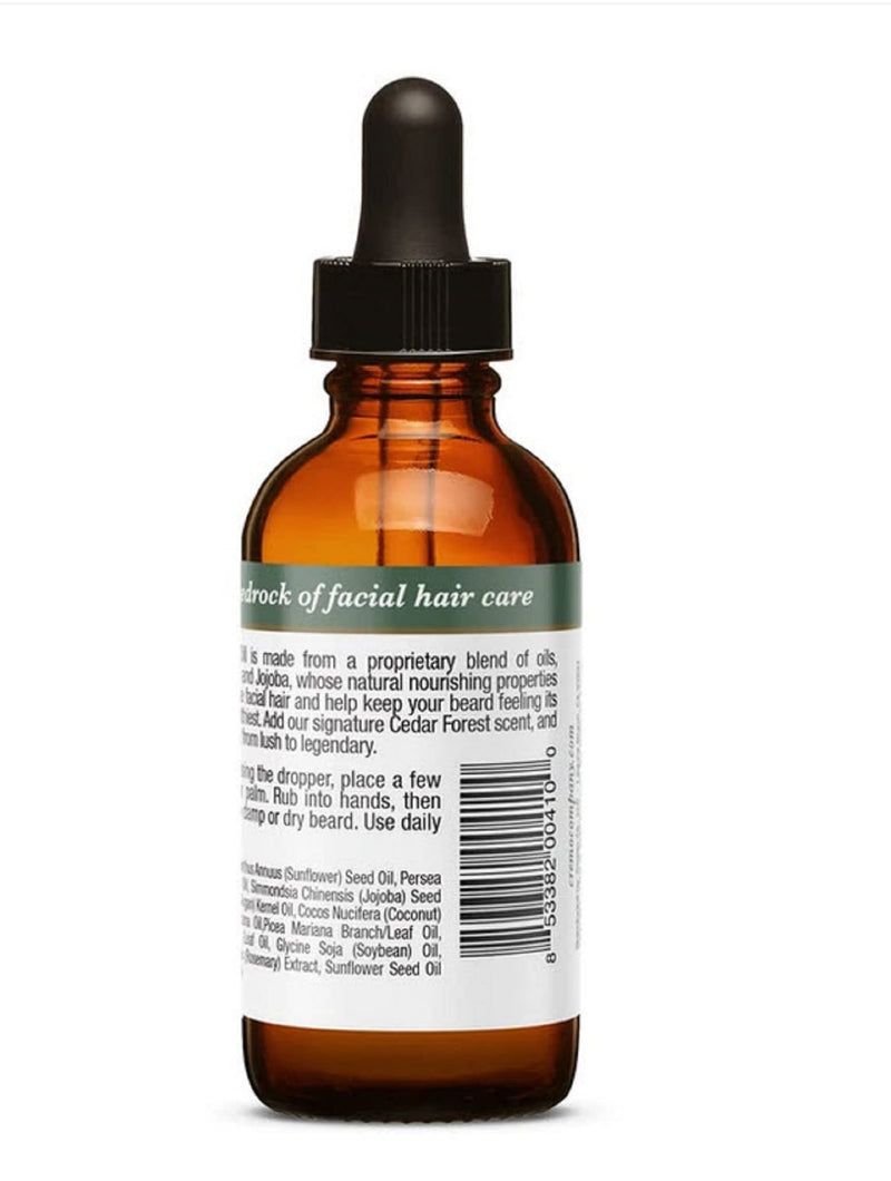 [Australia] - Cremo Beard Oil, Revitalizing Cedar Forest, 1 fl oz - Restore Natural Moisture and Soften Your Beard To Help Relieve Beard Itch 1 Fl Oz (Pack of 1) 