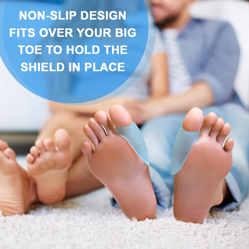[Australia] - Promifun Gel Bunion Protector Shield, 12 Packs of Bunion Pads and Cushions, Bunion Guard for Big Toe, Relieve Foot Pain from Friction, Rubbing and Pressure 