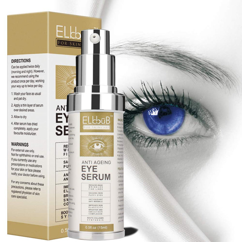 [Australia] - Anti Ageing Eye Serum - Eye Cream - Anti Wrinkle Eye Serum for Puffy Eyes, Dark Circles, Eye Bags, Crows Feet, Wrinkles,Reduces Wrinkles Saggy Skin Puffy Eyes 
