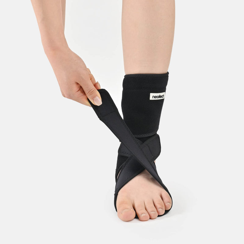 [Australia] - NEOFECT Drop Foot Brace - Breathable Neoprene, Foot Drop, Adjustable Ankle Brace, Achilles Tendonitis, Plantar Fasciitis, Stroke, TBI, ALS, MS, Bone Fracture, AFO, ASO (Right) RIGHT 