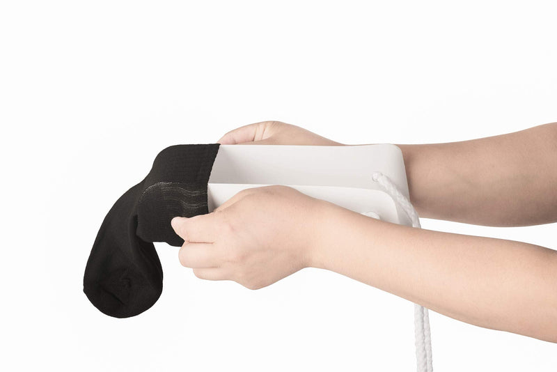 [Australia] - COW&COW Medium 4" Sock Aid with Foam Handles and Length Adjust Cord-Sock Assistant Device Medium Medium (Pack of 1) 