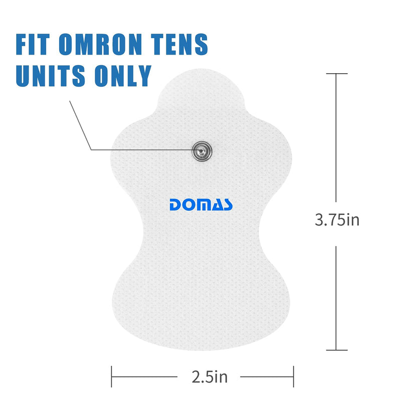 [Australia] - 20 Pcs Compatible with Omron TENS Unit Replacement Pads Only Omron Compatible TENS Pads Long Life Replacement Pads (not Omron Brand) 10 Pairs Brand: DOMAS 