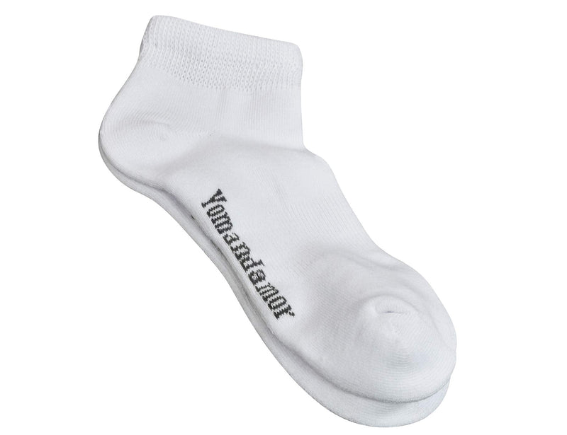 [Australia] - Yomandamor 5 Pairs Womens Cotton Diabetic Low Cut Socks with Seamless Toe 9-11 5 Pairs White 