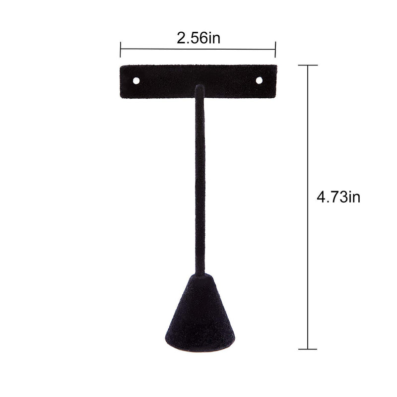 [Australia] - KINJOEK 8 Packs 4.73 Inch Earring Holder Velveteen T Jewelry Stand for Earring Displayand Organization 