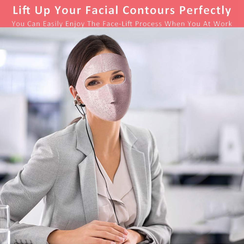 [Australia] - Facial Slimming Mask Full coverage Lifting Face Belt Weight Loss Double Chin Care Skin Relief Wrinkle Bandage of Beauty 