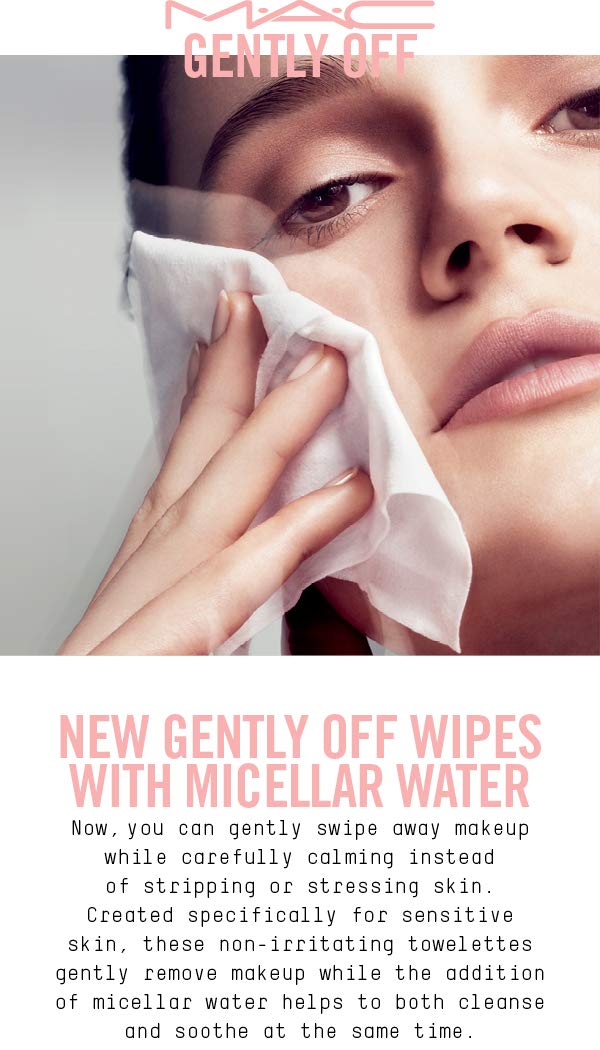 [Australia] - MAC Gently Off Wipes + Micellar Water 