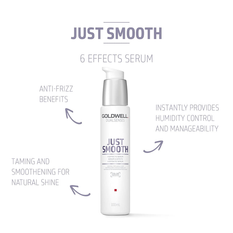 [Australia] - Goldwell Dualsenses Just Smooth, Effects Serum 6 for Unruly and Frizzy Hair, 100ml 