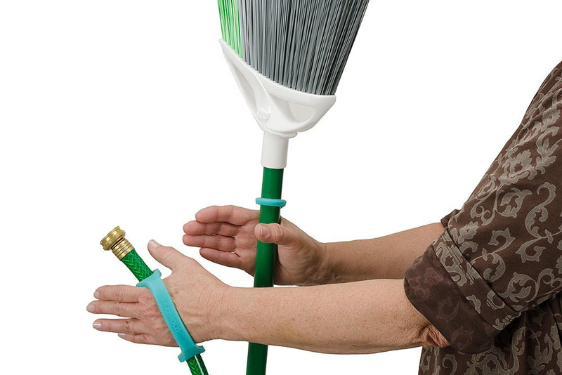 [Australia] - EazyHold Silicone Universal Cuff Aid for Limited Hand Grip, Cerebral Palsy, Therapy, Adaptive Eating Tableware Spoon Fork Holder, Disabled Assistive Equipment (Youth to Adult-5 Pack) Youth to Adult 5 Count (Pack of 1) 