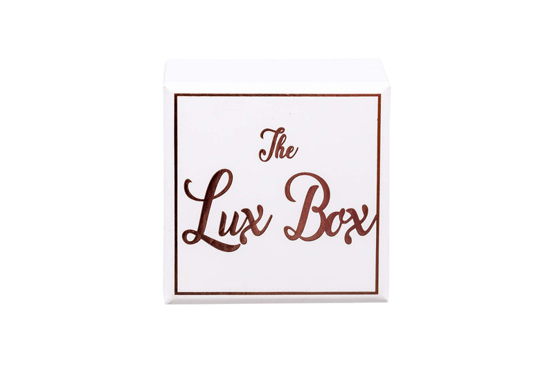 [Australia] - The Lux Box: Gorgeous Antique Velvet Geometric Ring Boxes for Proposals and Wedding Photos || Hexagon and Oval || Single or Double Rings || Fits Slim Bands (Dusty Rose Hexagon Double) Dusty Rose Hexagon Double 