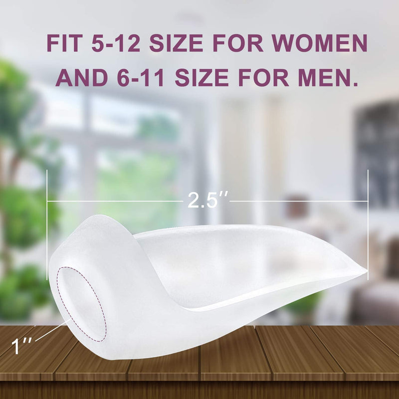 [Australia] - Promifun Gel Bunion Protector Shield, 10 Pack of Bunion Pads and Cushions, Bunion Guard for Big Toe, Relieve Foot Pain from Friction, Rubbing and Pressure Clear(10pcs) 