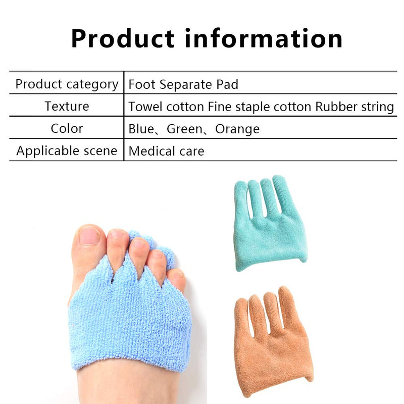 [Australia] - Kangwell Toe Separators for feet,Toe Separators Metatarsal Pads,Toe Design Separates Toes, Targeted Bunion pad Reduces Toe Friction ORANGE 