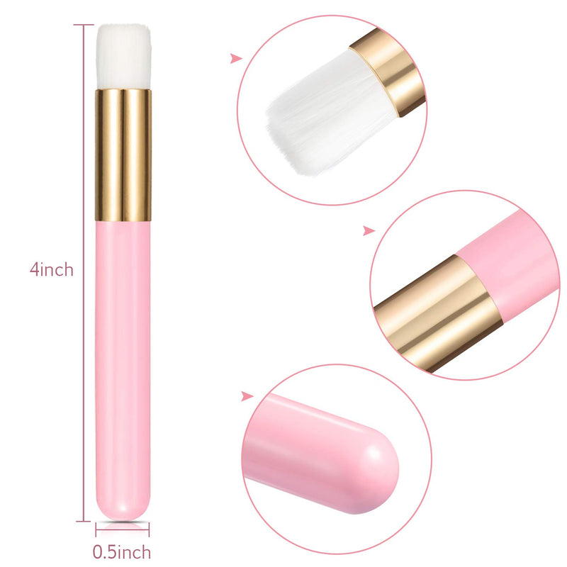 [Australia] - 30 Pieces Lash Shampoo Brushes, Eyelash Extension Cleansing Brush Peel Off Blackhead Remover Tool Nose Pore Deep Cleaning Brush Cosmetic Lash Cleanser Brush Facial Cleansing Brushes (Pink, White) Pink and White 
