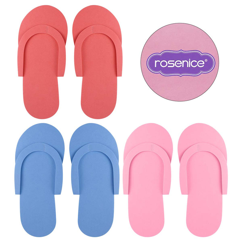 [Australia] - ROSENICE Disposable Pedicure Slipppers for Salon Spa Pedicure 36 Pairs (Random Color) 