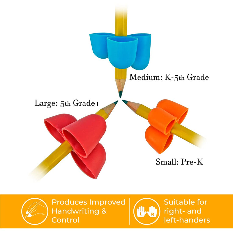 [Australia] - The Pencil Grip Writing CLAW, Medium Size Pack, Red And Blue Grips, Set of 12 - TPG-21212 