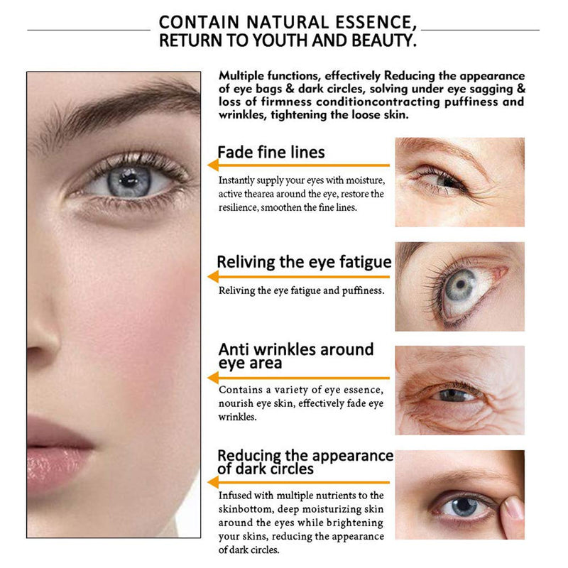 [Australia] - 20g Eye Cream, Anti-wrinkle Eye Cream Firming Moisturizing Eye Care , Remove Dark Circles Reduce Eye Bags Professional Moisturizing Cream 