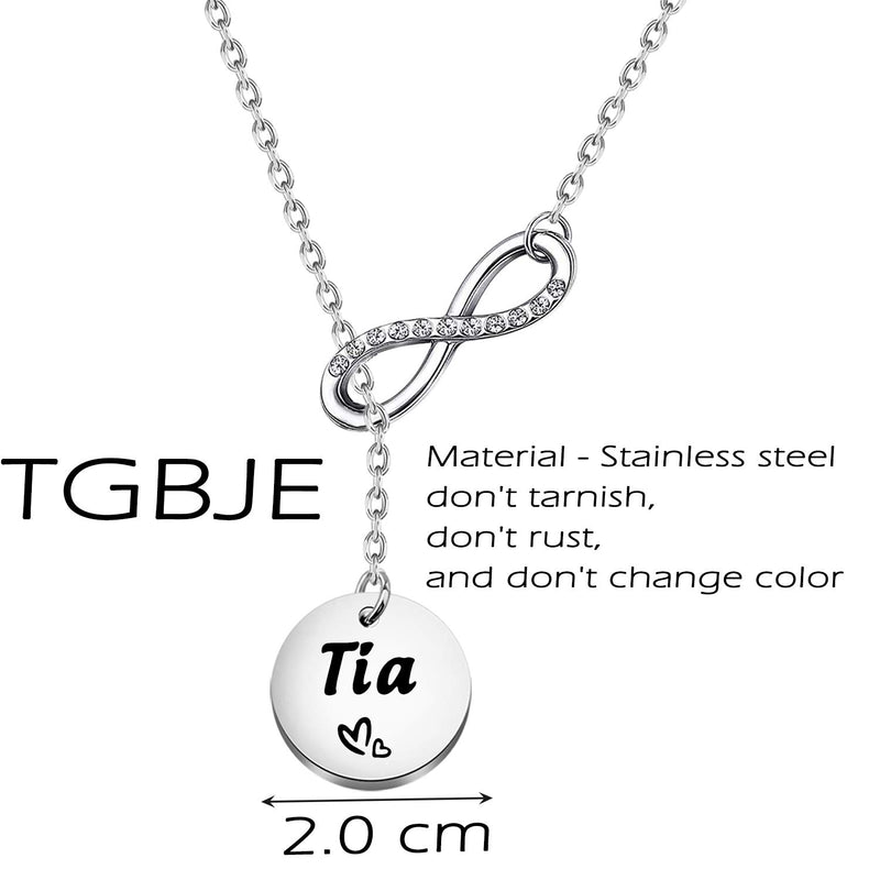 [Australia] - TGBJE Gigi Necklace Lola Necklace Great Grandma Gift Birthday Gifts for Grandma Godmother Gift Family Jewelry Tia necklace 