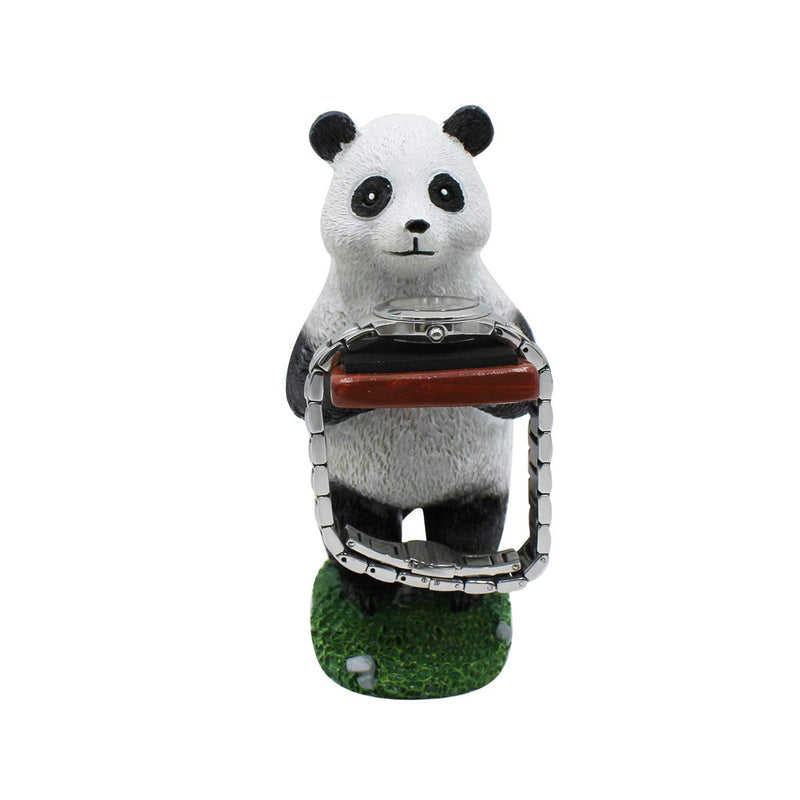 [Australia] - JUMISEE Cute Panda Watch Stand Creative Watch Storage Jewelry Display Table Ring Eyeglass Holder for Office Home Decoration 