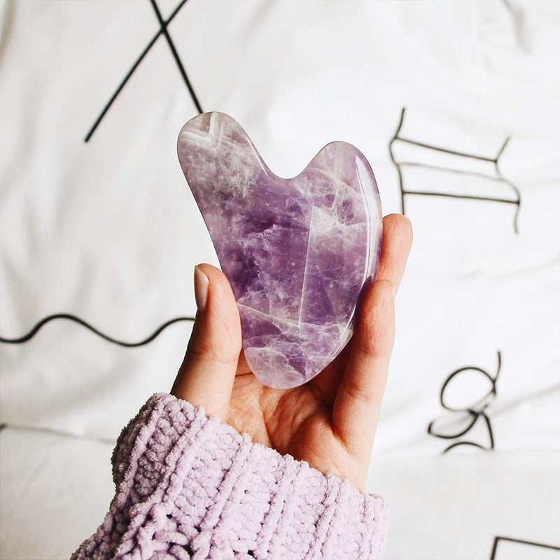 [Australia] - Mount Lai - The Amethyst Gua Sha Facial Lifting Tool | A Daily Ritual, An Act of Self Care 