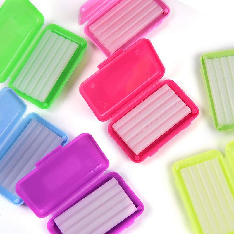 [Australia] - Angzhili 50 Pcs Dental Orthodontic Wax Relief Wax 10 Boxes Sticks Mutiple Scents Fresh Mouth for Braces Wearer 